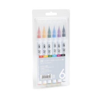 ZIG CLEAN COLOR REAL BRUSH -SET 6
