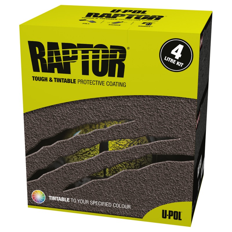 U-Pol Raptor Liner ZAŠTITNI PREMAZ 3,8 L BEZBOJNI