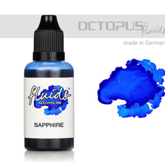 Alcohol Ink for fluid art and resin BLUE SAPPHIRE