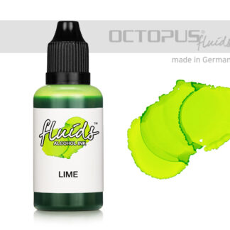 Alcohol Ink for fluid art and resin LIME