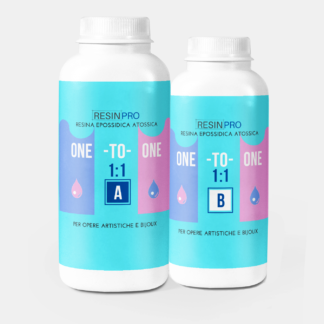 "ONE-TO-ONE" Evershine transparentna netoksična 500gr (A260 gr + B240 gr)
