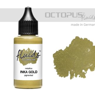 Alcohol Ink for fluid art and resin INKA GOLD metallic gold
