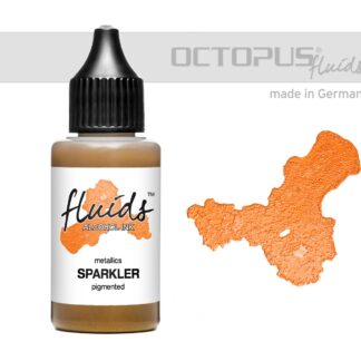 Alcohol Ink for fluid art and resin SPARKLER metallic gold