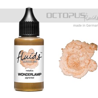 Alcohol Ink for fluid art and resin WONDERLAMP metallic gold