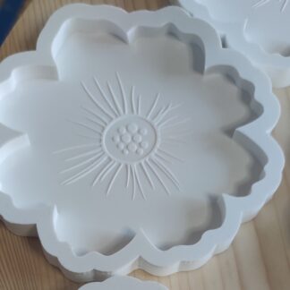 Silikonski kalup cvijet s gravurom cca 13 x 1 cm - od Platinum silikona - izraada po narudži