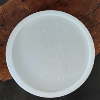 Silikonski kalup podmetači krug s gravurom tip 1010 13 cm