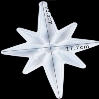 Silikonski kalup Snježna Zvijezda 23,5x17,7x2,2 cm