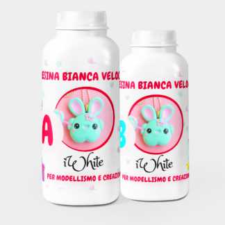 IWHITE Netoksična bijela smola - brza 1 kg