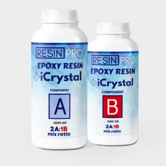 iCrystal kristalna epoxy smola za izradu nakita,rukotvorina, stolova  i lijevanje do 2 cm  1,5kg