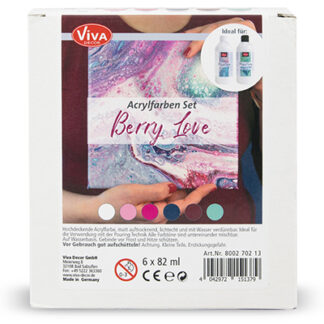 ACRYL COLOR SET 6x82 ml Berry Love