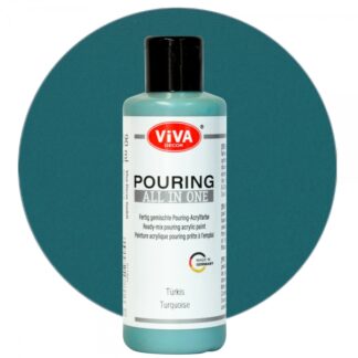 POURING ALL IN ONE, MIJEŠANO I SPREMNO ZA UPOTREBU - TURQUOISE 90 ml