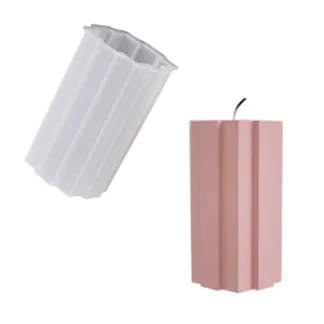 Silikonski kalup za ukrasne svijeće stup 4,5x4,5x9,4 cm
