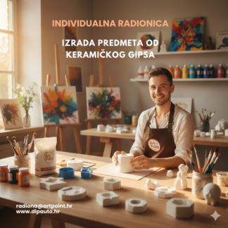 Individualna KREATIVNA RADIONICA - Keramički gips - Eco Keramika