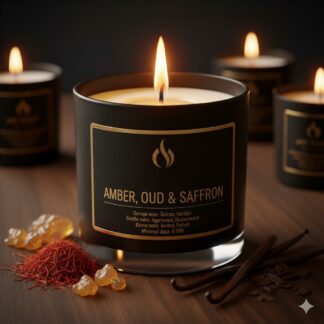 Amber, Oud & Saffron  miris za svijeće 50gr. - 100 gr. - 500gr - 1kg