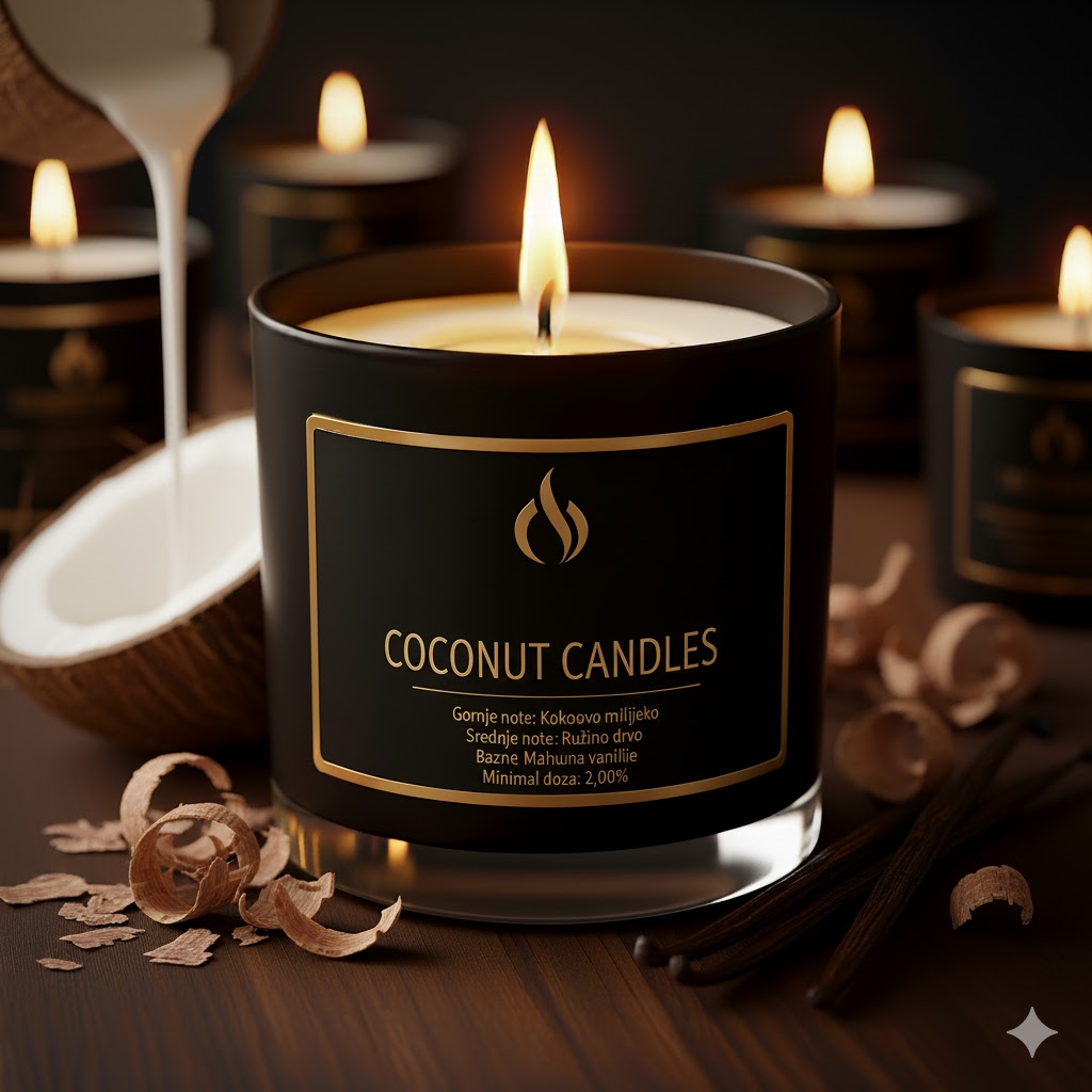 Coconut Candles miris za svijeće 50gr. - 100 gr. - 500gr - 1kg