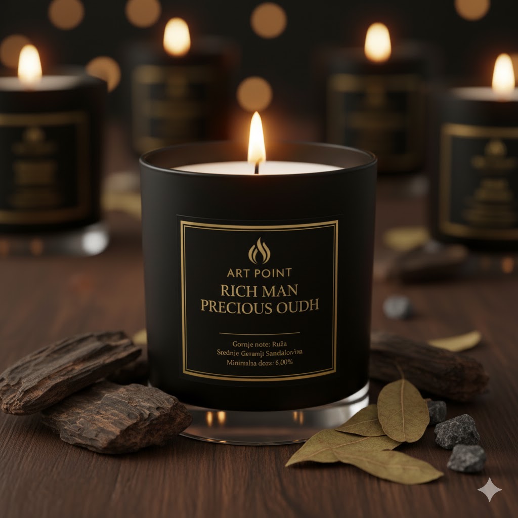 Rich Man Precious Oudh miris za svijeće 50gr. - 100 gr. - 500gr - 1kg