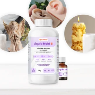 Liquid Mold 5 – Silikon za ultra mekane kalupe i fine detalje 1 kg Shore 5
