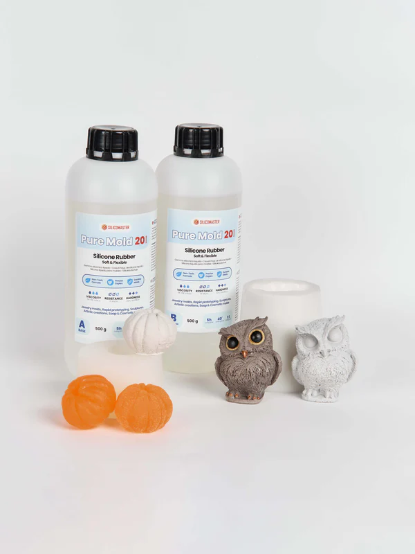 Pure Mold 20 Shores – Univerzalni silikon za skulpture i umjetničke kreacije 1 kg Shore 20 - Slika 4