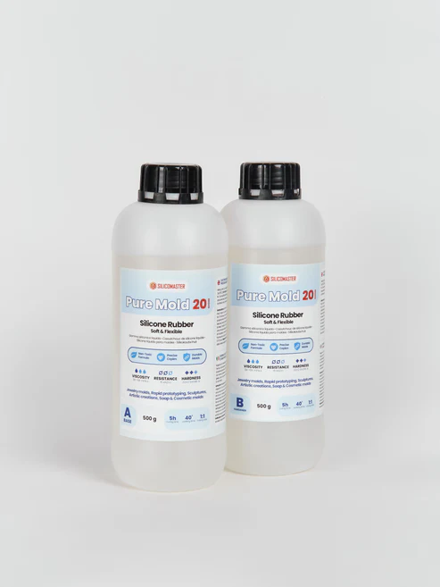 Pure Mold 20 Shores – Univerzalni silikon za skulpture i umjetničke kreacije 1 kg Shore 20 - Slika 5