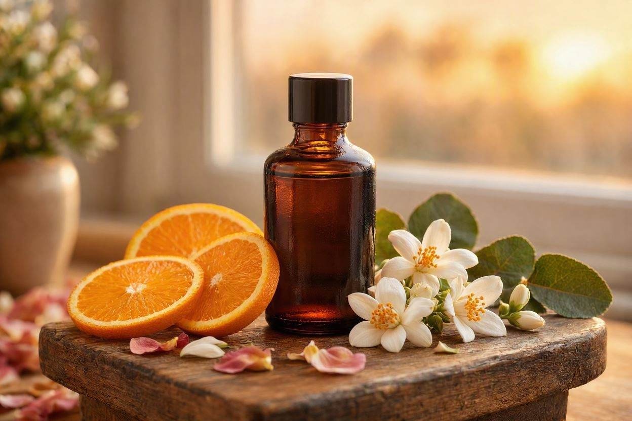 Orange blossom and patchouli miris za svijeće