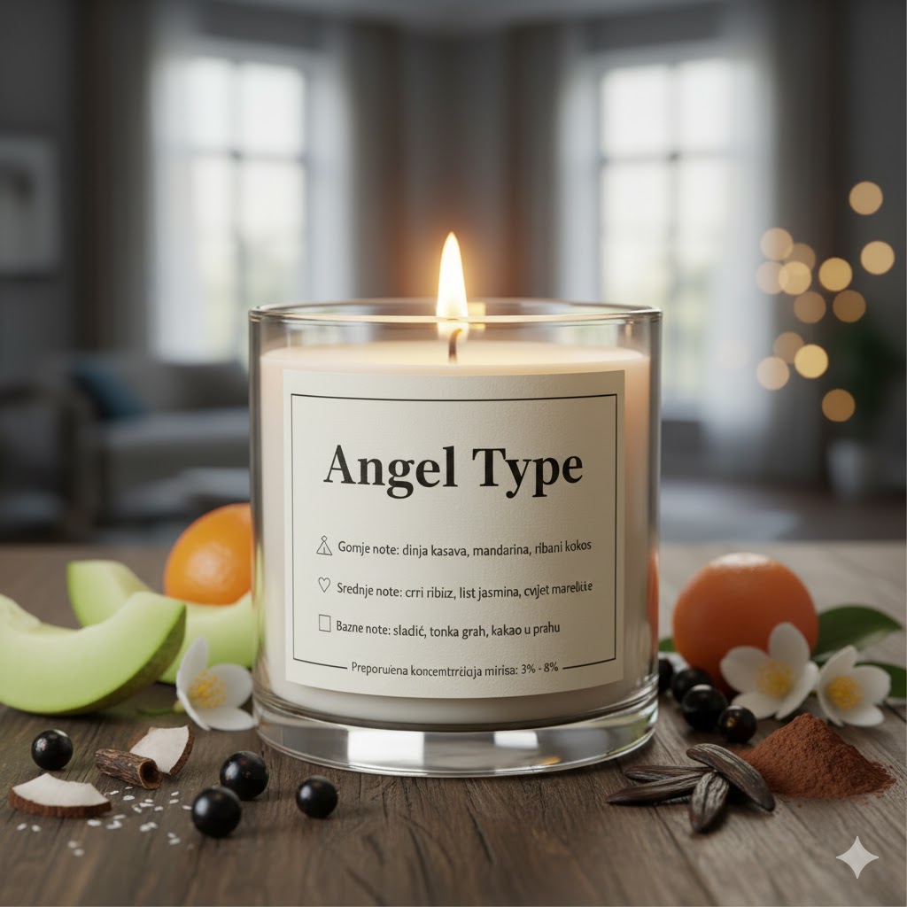 Angel Type - Mugler miris za svijeće 50gr. - 100 gr.