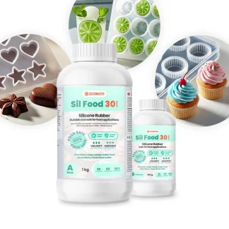 Silfood – certificirani prehrambeni silikon za profesionalne kalupe 1 kg.