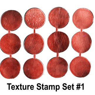 Human Skin Texture Stamp Set 1 - silikonski pečati za teksturu ljudske kože na skulpturama.