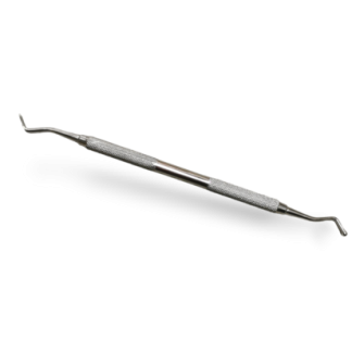 Amalgam Carver alat duljine 16 cm - dvostrani metalni alat za oblikovanje gline.