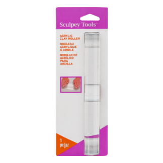 Sculpey Acrylic Roller - prozirni akrilni valjak širine 20 cm za modeliranje i ravnanje gline.