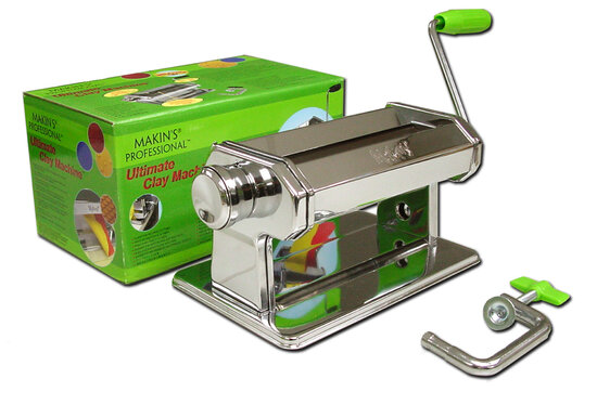 Ultimate Clay Machine - Makin's profesionalni stroj od kromiranog metala za valjanje gline.