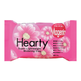 Hearty Magenta glina 50g - Padico lagana zračnosušeća glina u roza boji.