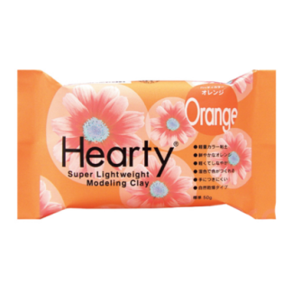 Hearty Orange glina 50g - Padico lagana zračnosušeća glina u narančastoj boji.