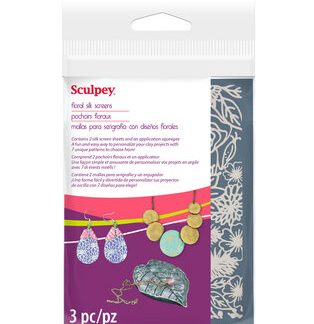 Sculpey Silk Screens Floral