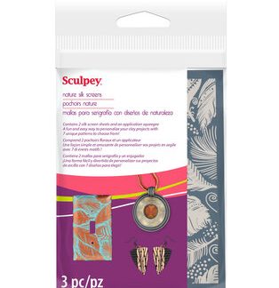 Sculpey Silk Screens Nature