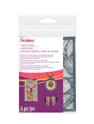 Sculpey Silk Screens Nature