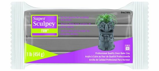 Super Sculpey Firm Gray (454g)