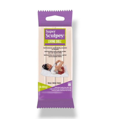 Super Sculpey Living Doll Baby (454g)