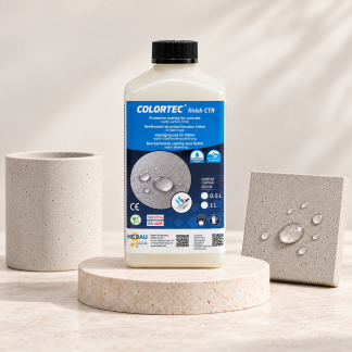 HEBAU COLORTEC finish CTR – nevidljiva hidrofobna zaštita za glatki beton