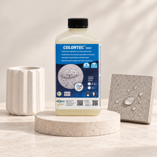 HEBAU COLORTEC Max – nevidljivi mat zaštitni premaz za gips, beton i terrazzo