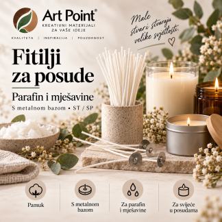 Fitilji za posude – parafin i mješavine
