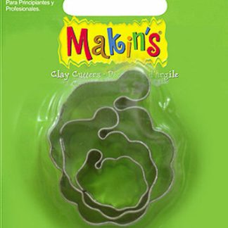 Makin’s izrezivači za glinu – Djed Božićnjak, set 3 komada